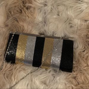 Kate Landry purse metallic